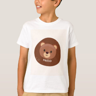 Selvagem e Livre: Camiseta de Aventura de Urso