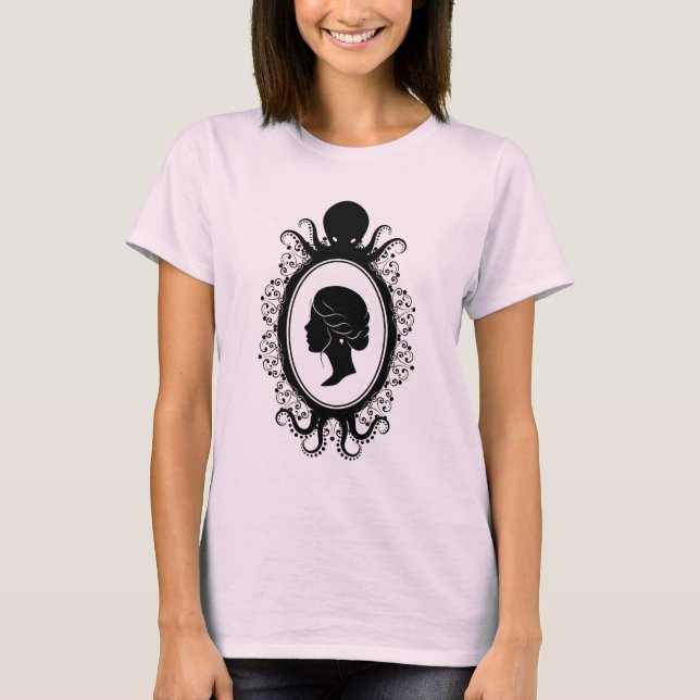 Sem alma: Alexia Cameo Octopus Frame T-Shirt (Frente)