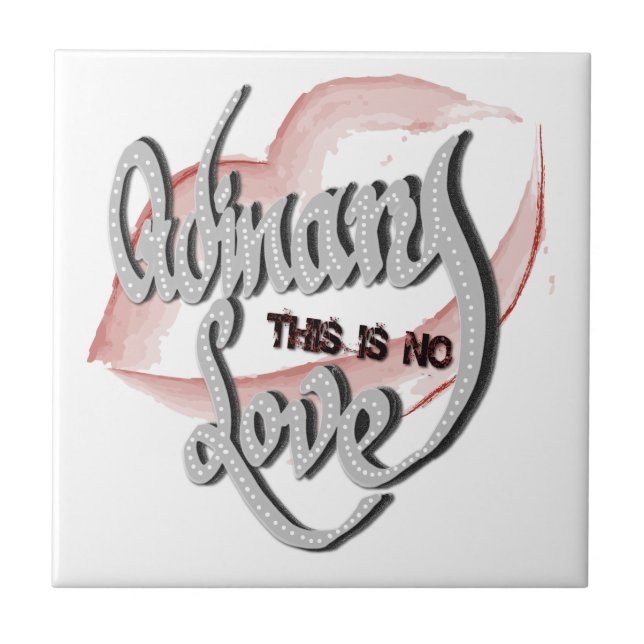 Sem amor comum, Azulejo cerâmico (Frente)