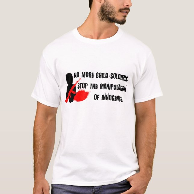Sem Camiseta De Soldados Infantis (Frente)