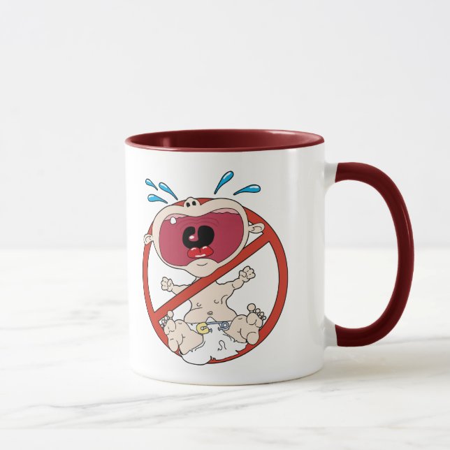 Sem caneca de Bebês Chorado (Direita)