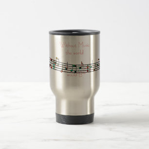 Sem caneca de viagem da música