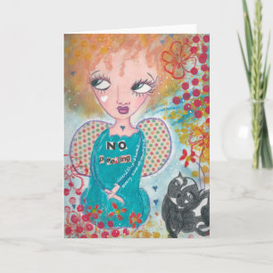 Sem cartão de saudação de pico