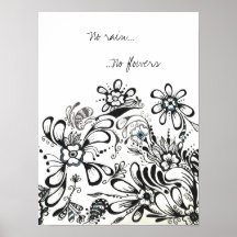 Sem chuva, sem poster de flores