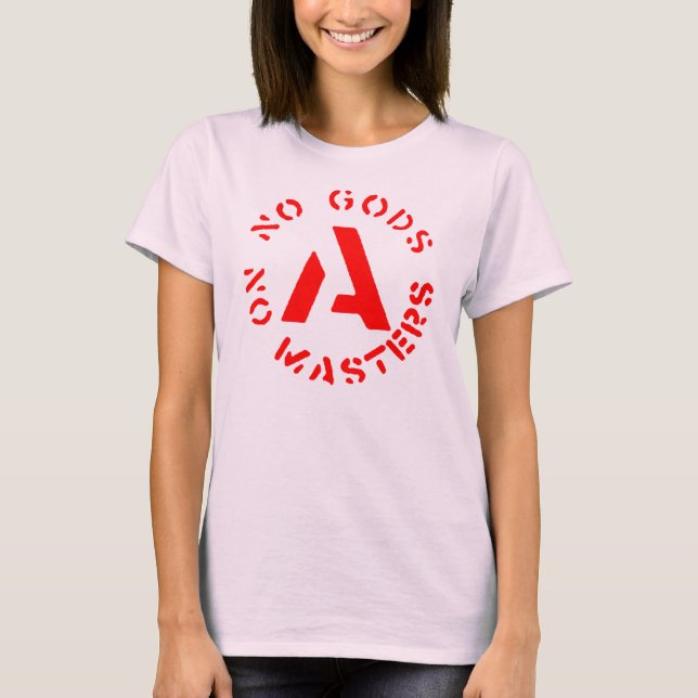 SEM DEUS NENHUM MESTRADO Circular A T-Shirt (Frente)