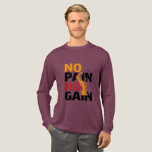 Sem Dor Sem Ganhar Design de Camisa T