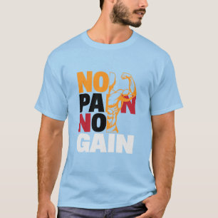 Sem Dor Sem Ganhar Design de Camisa T