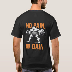 Sem Dor Sem Ganho T-Shirt De Gym - Workout Motivac
