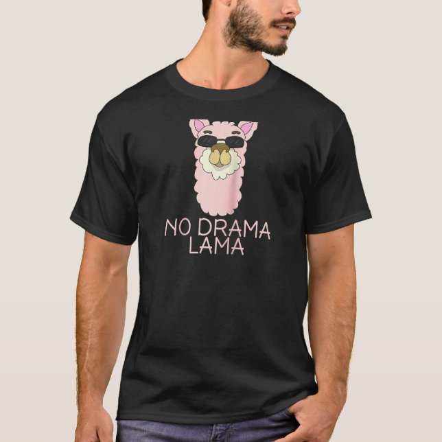 Sem Drama Lama Cuja T Camisa É Engraçada Sem Drama (Frente)