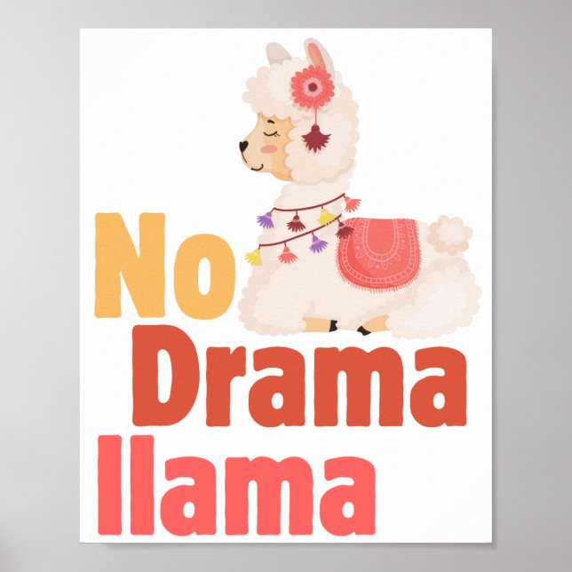 sem drama lama poster (Frente)
