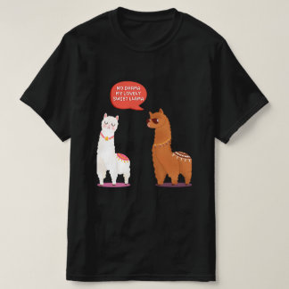 Sem drama Linda Llama engraçada Alpaca T-Shirt