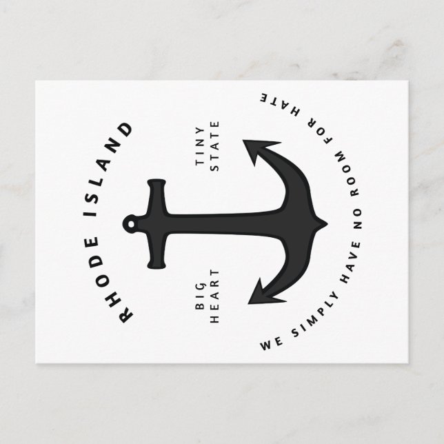 Sem espaço para cartão postal de ódio (Frente)