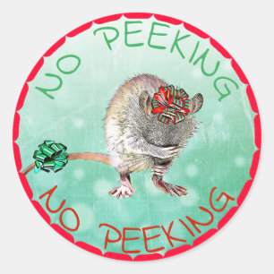 Sem espionagem, Rato de Natal, Etiqueta de present