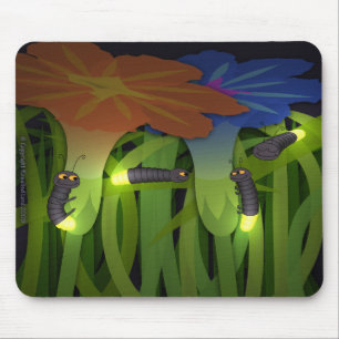 Sem-fins de fulgor na noite Mousepad