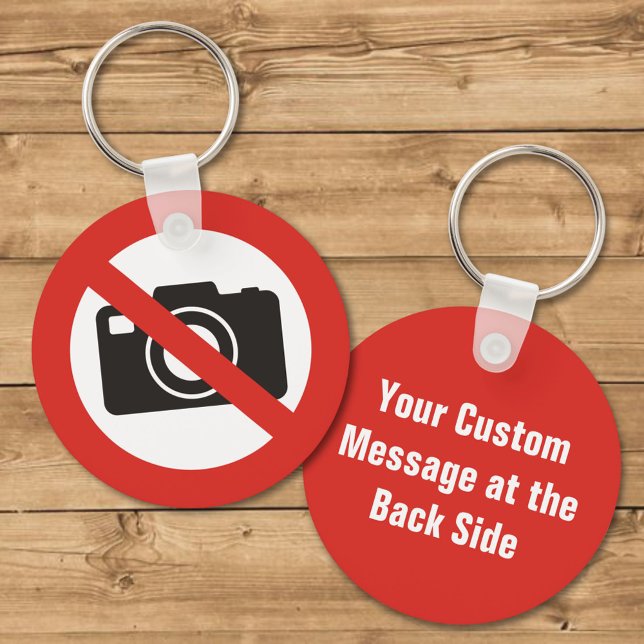 Sem Fotos Permitidas Chaveiro (Criador carregado)