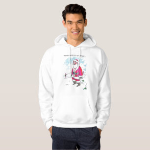 Sem Ho-Ho-Ho, com homens de texto, camiseta branca
