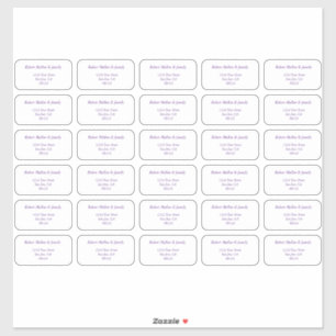 Sem limite de etiquetas de e-mail de destinatário 