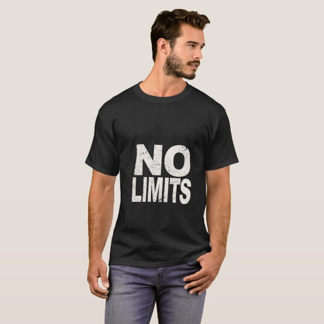 SEM LIMITES DE T-Shirt Esportiva - Atlética Motiva (Frente Completa)