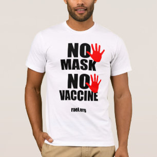 Sem Máscara Sem Vacina - T-shirt masculina Versã
