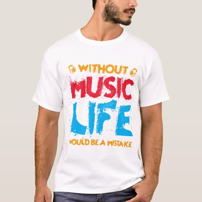 Sem Música T-Shirt Design-235-320-01 (Frente)