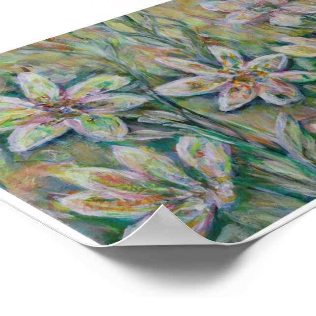 Sem Nuvens, Impressão de Arte Original 5x7 (Borda)