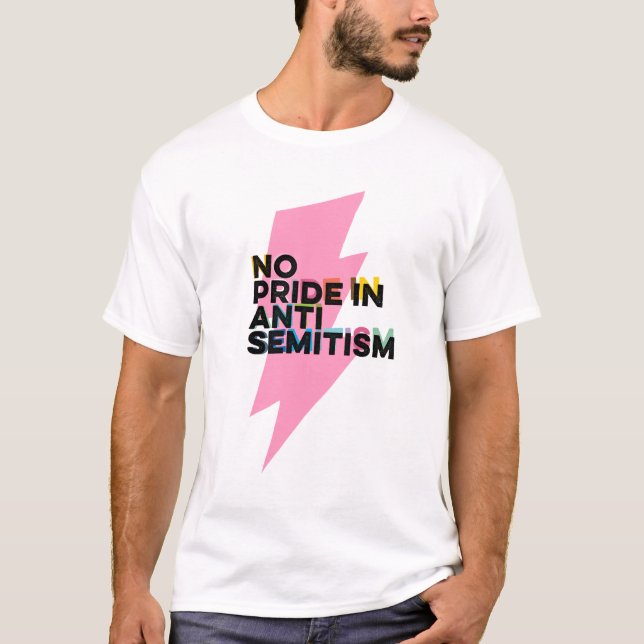 Sem Orgulho Em Camiseta Antisemitismo (Frente)