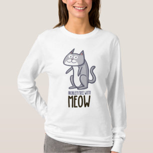 Sem Problemas Com O T-Shirt De Miau