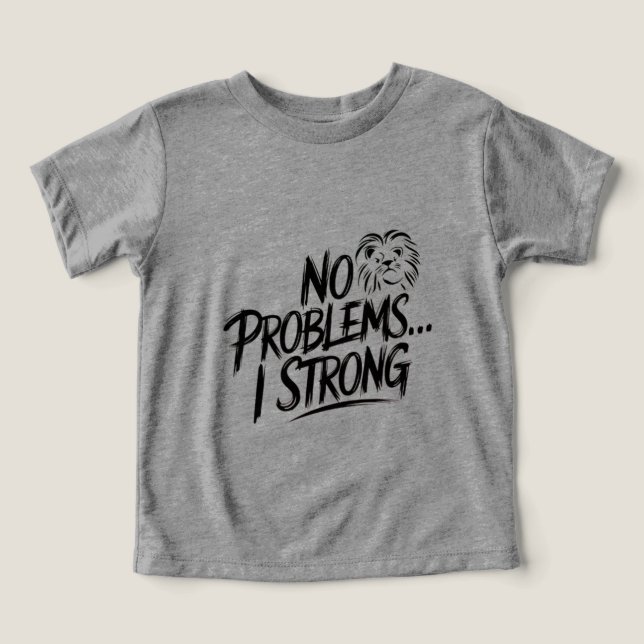 Sem problemas garotas de camiseta superior (Design frontal)