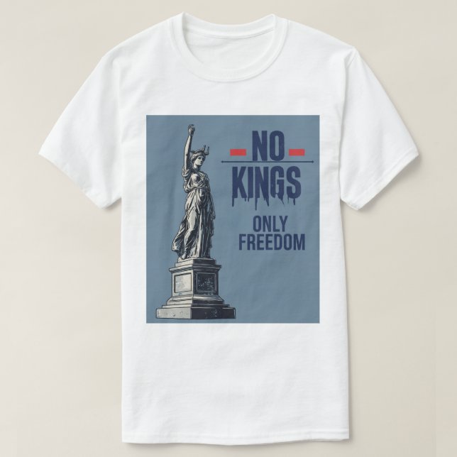 Sem Reis, Apenas T-Shirt Livre (Frente do Design)