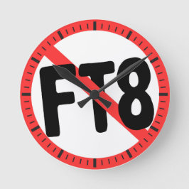 Sem Relógio de Parede FT8
