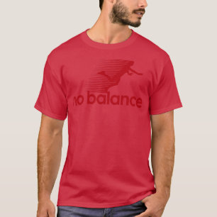 Sem saldo Logotipo vermelho da Camisa