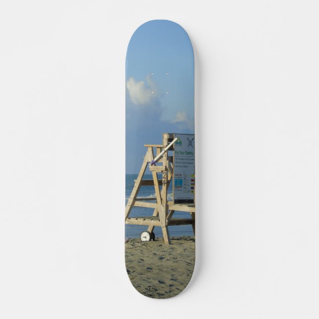Sem salva-vidas de serviço Skateboard Deck (Frente)