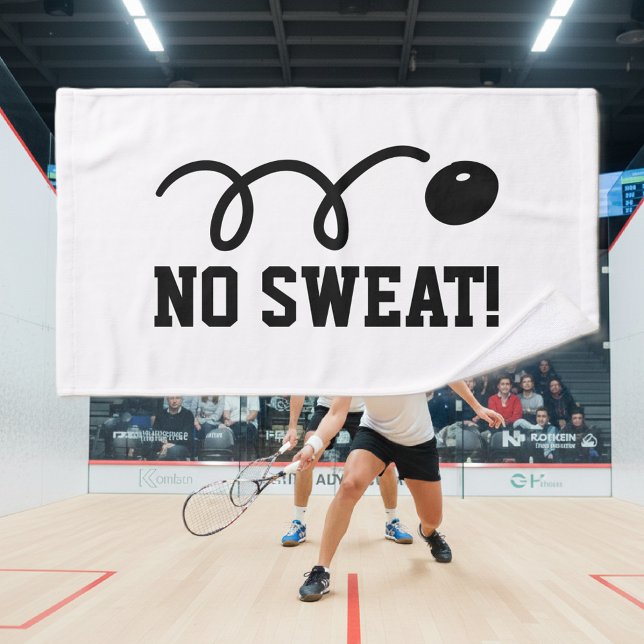 Sem suor, toalha de mão esportiva para jogador de  (squash towel)