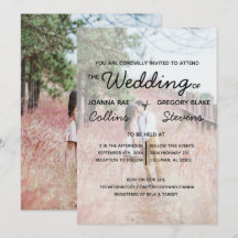 Sem Tema, Apenas Adoro Convite Foto De Casamento