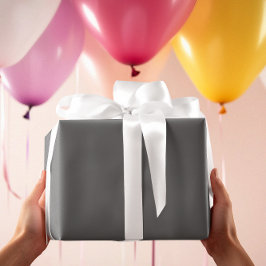 Sem Tempo - Papel de Embrulho Cinza Carvão