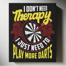 Sem Terapia Apenas Mais Parede Darts Art 16" x 20"