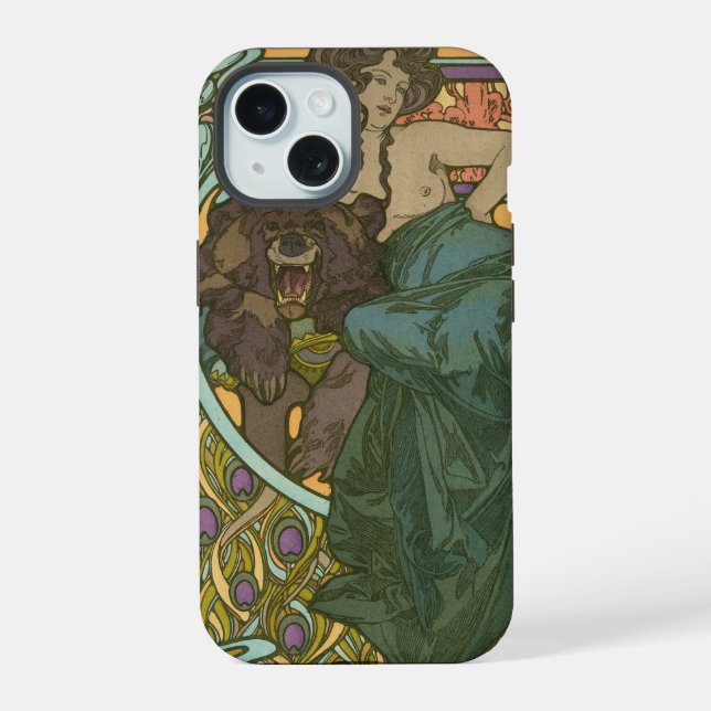 Sem título por Alphonse Mucha (1902) (Verso)