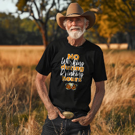 Sem Trabalhar Durante O Bebendo De Camisa