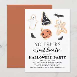 Sem Truques, Apenas Tratar O Convite De Halloween