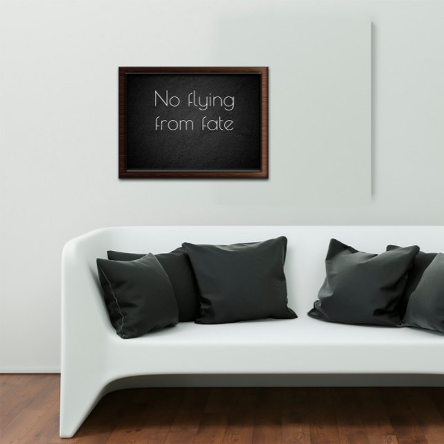 Sem voar do destino inspirador poster (Criador carregado)