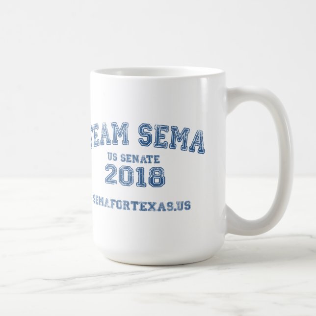 Sema para Texas 2018 - caneca de café cerâmica da (Direita)