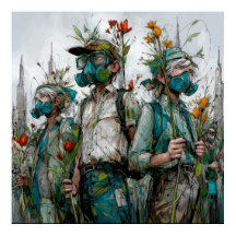 Sementes de resistência - Poster Solarpunk