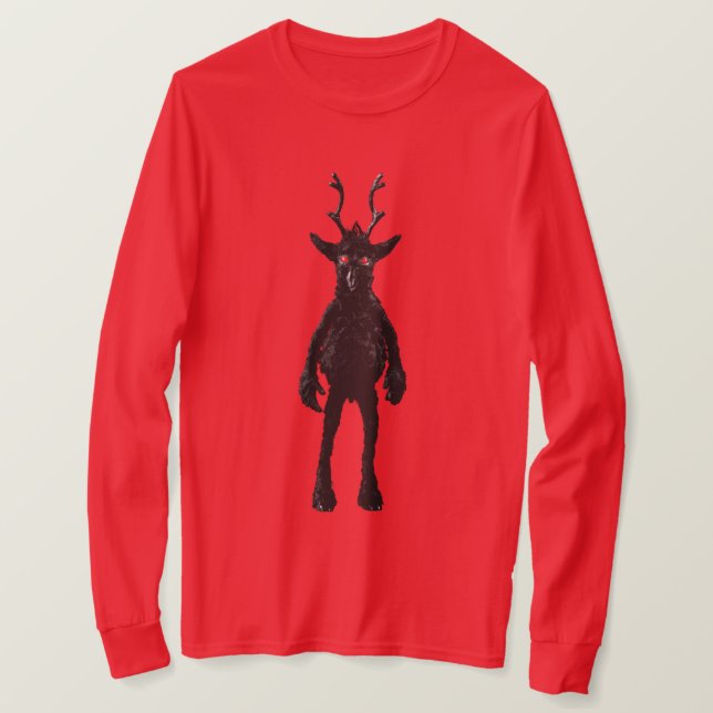 Sementes na camiseta de areia comprida (Frente do Design)