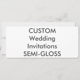 SEMI-GLOSS Convites para Casamento de 9,25" x 4"