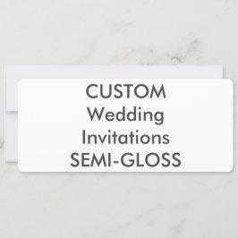 SEMI-GLOSS Convites para Casamento de 9,25" x 4"