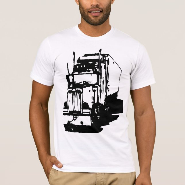 Semi t-shirt do caminhão (Frente)