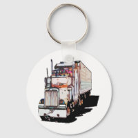 Semi Truck chaveiro