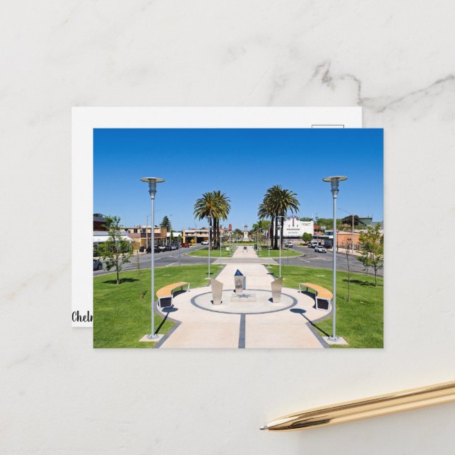 Semiperda de cartão postal padrão (Frente/Verso In Situ)