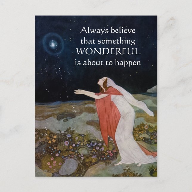 Sempre Acredite no Cartão Postal (Frente)