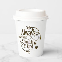 Sempre Mantenha-Se Humilde E Bonito Corações E Set